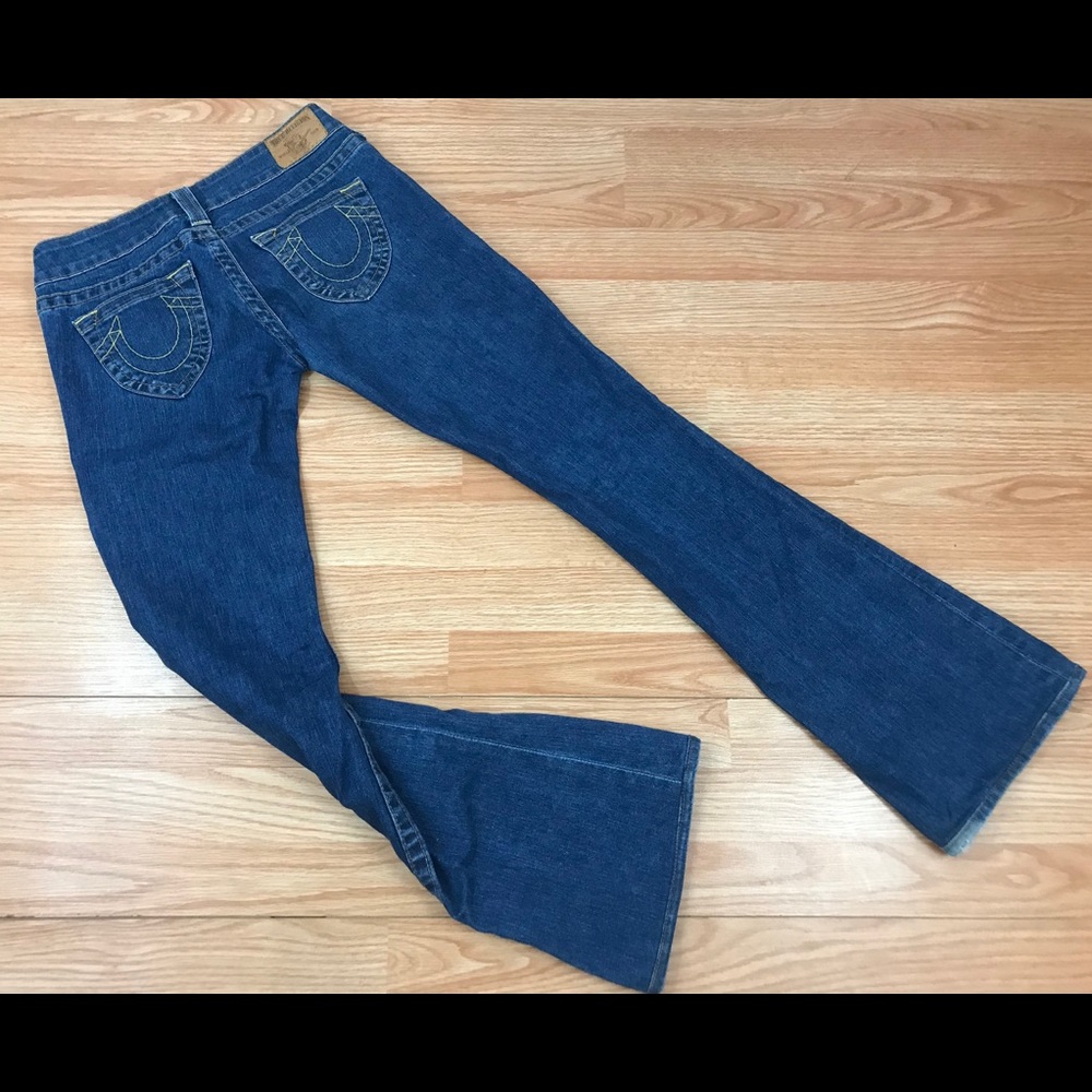 True Religion Bootcut Blue Jeans Size 27 x 32